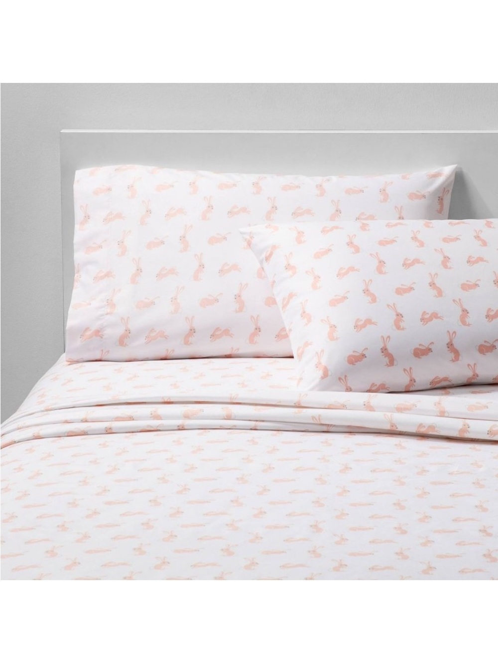 Pillowfort Hare Happy Microfiber full Sheet Set